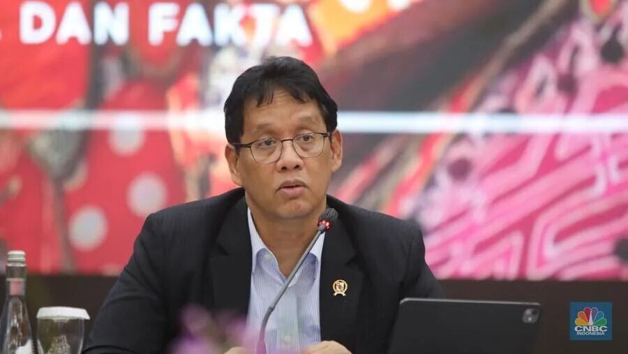 Menteri Keuangan, Purbaya Yudhi Sadewa saat konferensi pers APBN KITA di Kantor Kementerian Keuangan, Jakarta, Kamis (18/12/2025). (CNBC Indonesia/Faisal Rahman)