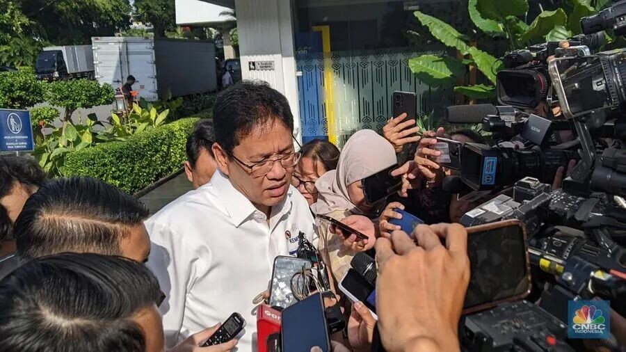 Menteri Keuangan (Menkeu), Purbaya Yudhi Sadewa saat ditemui di Kompleks Istana Kepresidenan, Senin (5/12/2026). (CNBC Indonesia/Emir Yanwardhana)