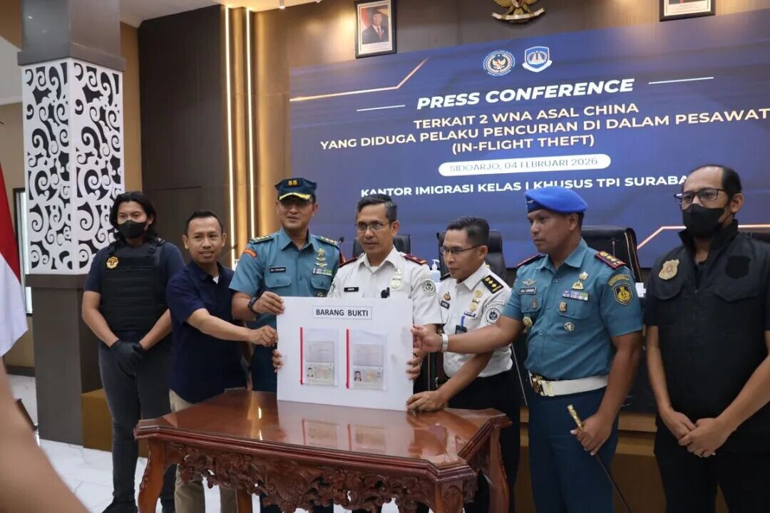Angkasa Pura Juanda 机场、拉努达尔机场、机场特遣部队和泗水移民局的队伍于星期三（2026 年 4 月 2 日）发现了一起 Citilik CGK-SUB 飞机失窃案