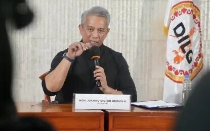 <p>Department of the Interior and Local Government Secretary Jonvic Remulla<em> (PNA photo by Robert Oswald P. Alfiler)</em></p>