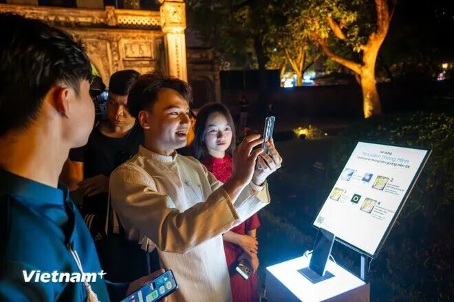 越南游客倾向利用AI获得更智能旅游体验。图自越通社