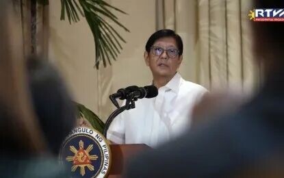 <p>President Ferdinand R. Marcos Jr.<em> (RTVM screengrab)</em></p>