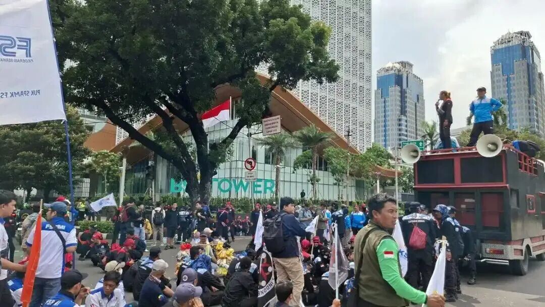 Demo di Jakarta Hari Ini Kamis 5 Maret 2026, Mahasiswa dan Korban Kripto Turun ke Jalan