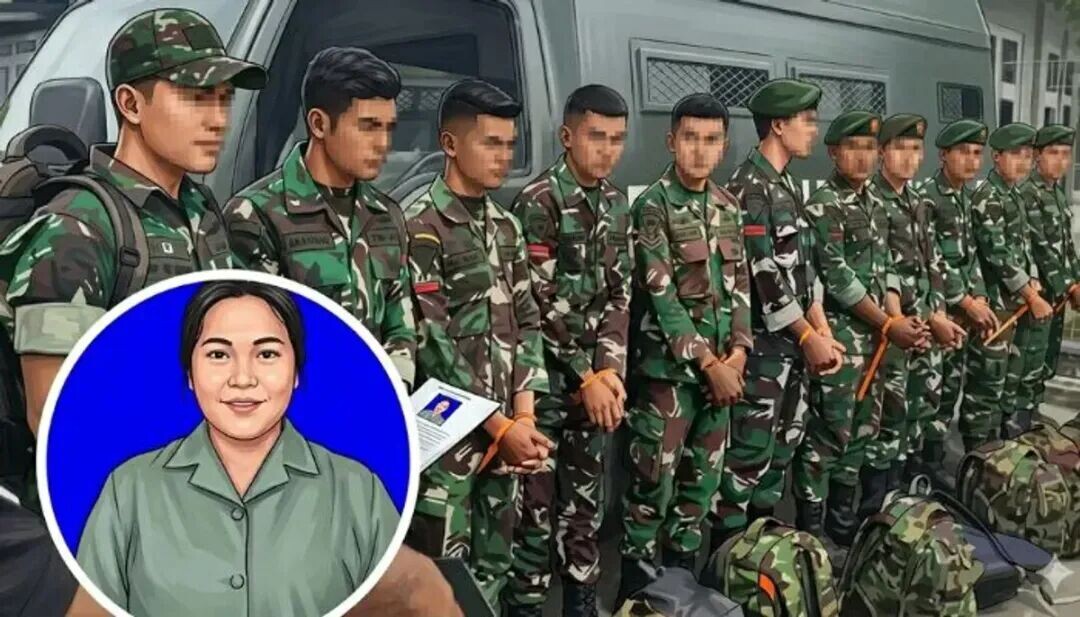 插图。据称，一名佩尔西特族母亲与13名印尼国民军士兵在巴布亚有染，目前第十七/真德拉瓦西军事指挥部正在对此进行调查。（来源：Poskota/AI生成）