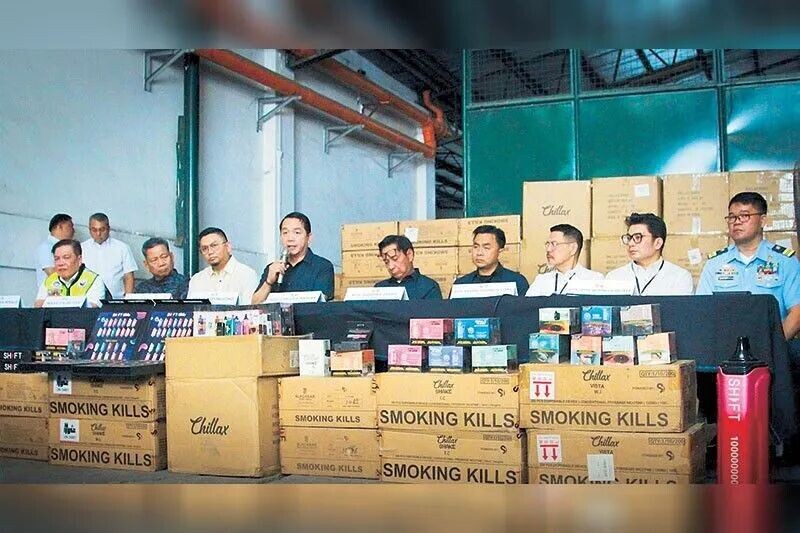BOC intercepts P1 billion illegal vapes in Navotas