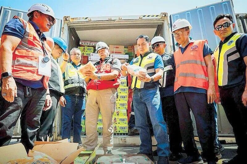 P47.44 million smuggled food products seized in Subic