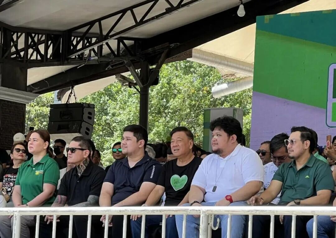 VICE President Duterte (left). (Photo via Ivy Tejano)