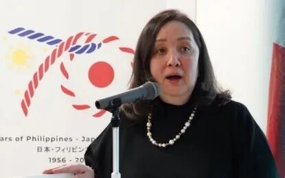 <p>Newly appointed Tourism Secretary Dita Angara-Mathay <em>(Photo courtesy of the Philippine Embassy in Tokyo)</em></p>