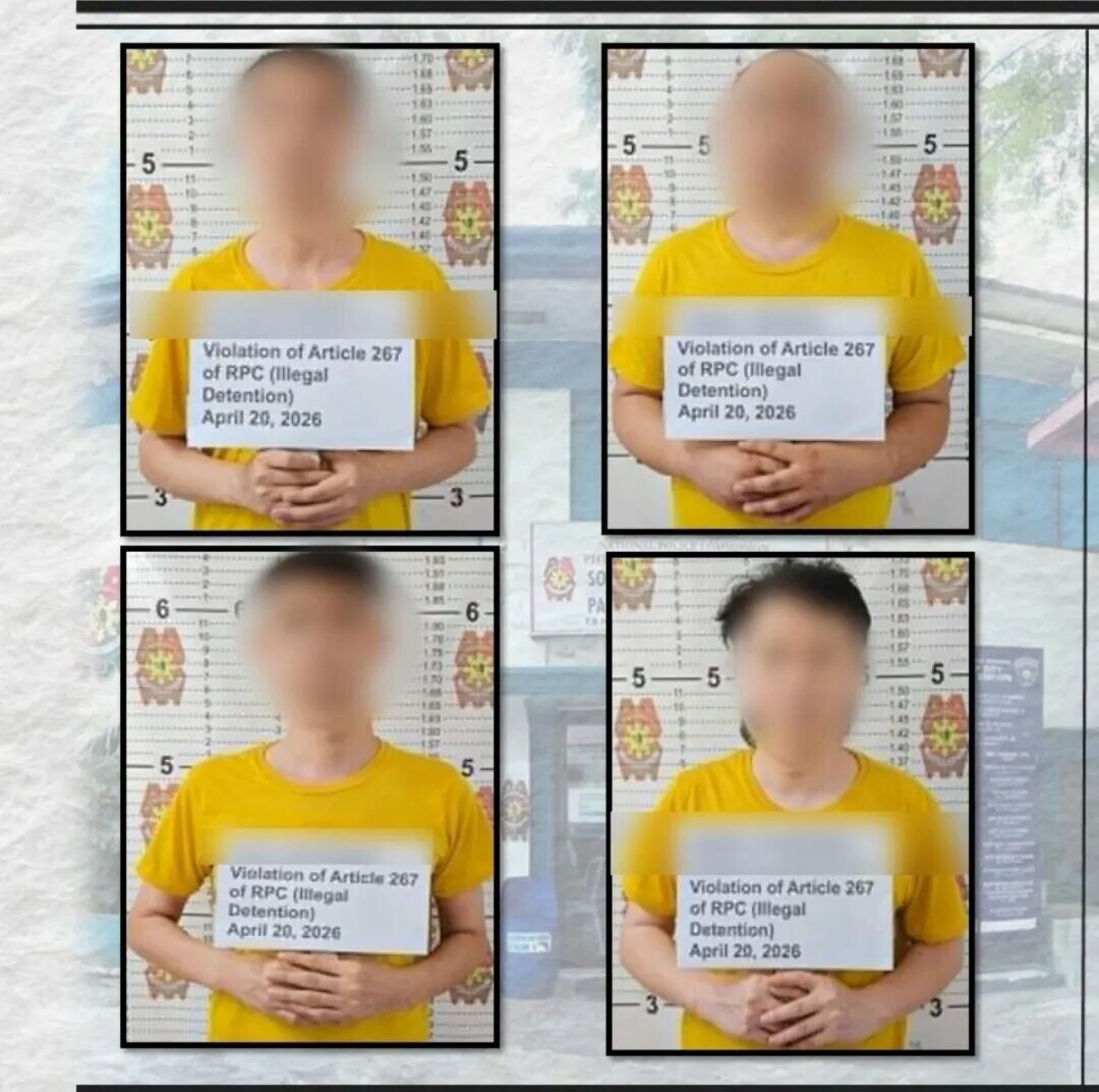 The arrested suspects (Photo from Pasay City Police)
