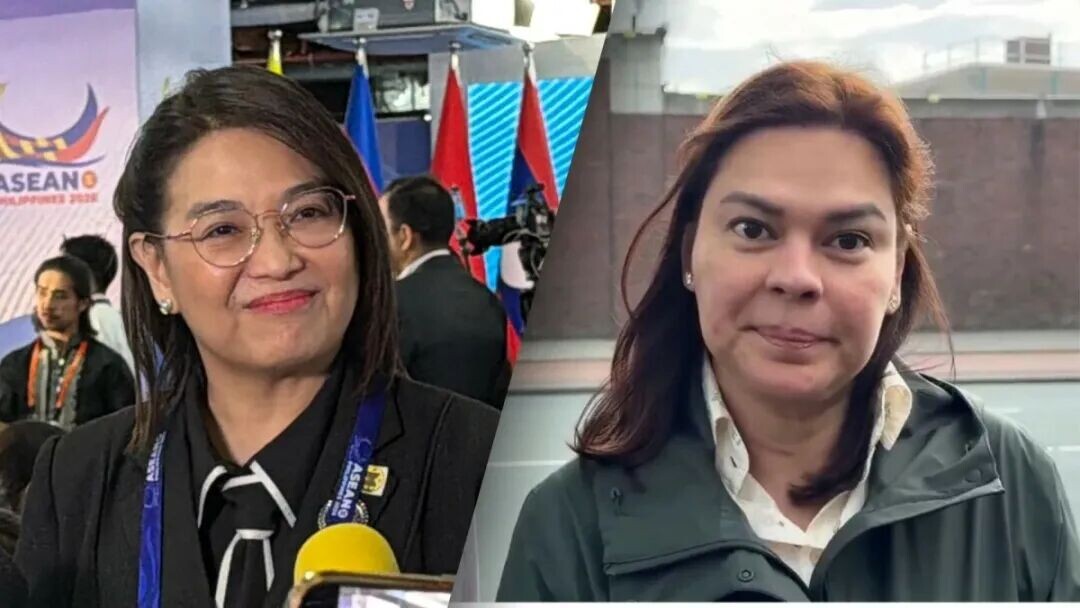 Palace Press Officer Claire Castro and Vice President Sara Duterte (Argyll Geducos/OVP photos)