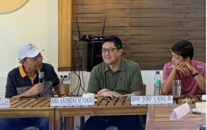 <p><strong>IMMIGRATION CONCERNS.</strong> Bureau of Immigration Commissioner Joel Viado (center) meets with local government officials and law enforcement partners in Siargao Island on Friday (May 22, 2026). The officials discussed community concerns related to immigration violations, public order, and responsible tourism in key destinations.<em> (Photo from BI)</em></p>