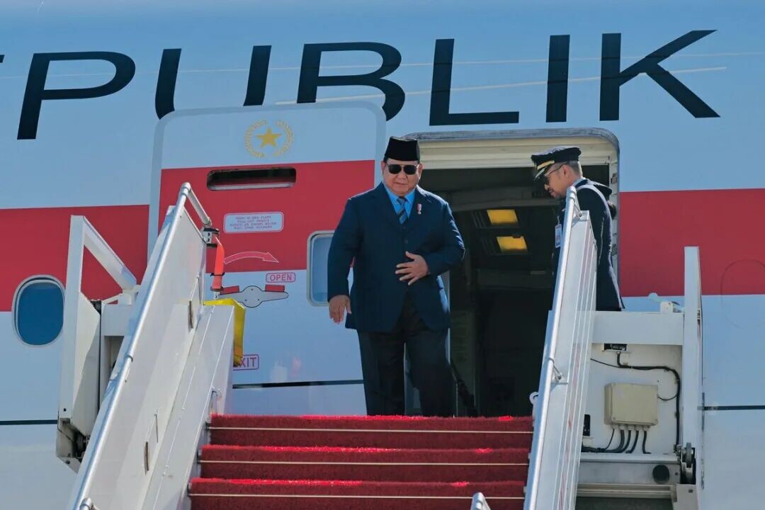 Presiden RI Prabowo Subianto tiba di Bandara Orly, Paris, Republik Prancis, pada Selasa (26/5/2026) sekitar pukul 09.50 waktu setempat.