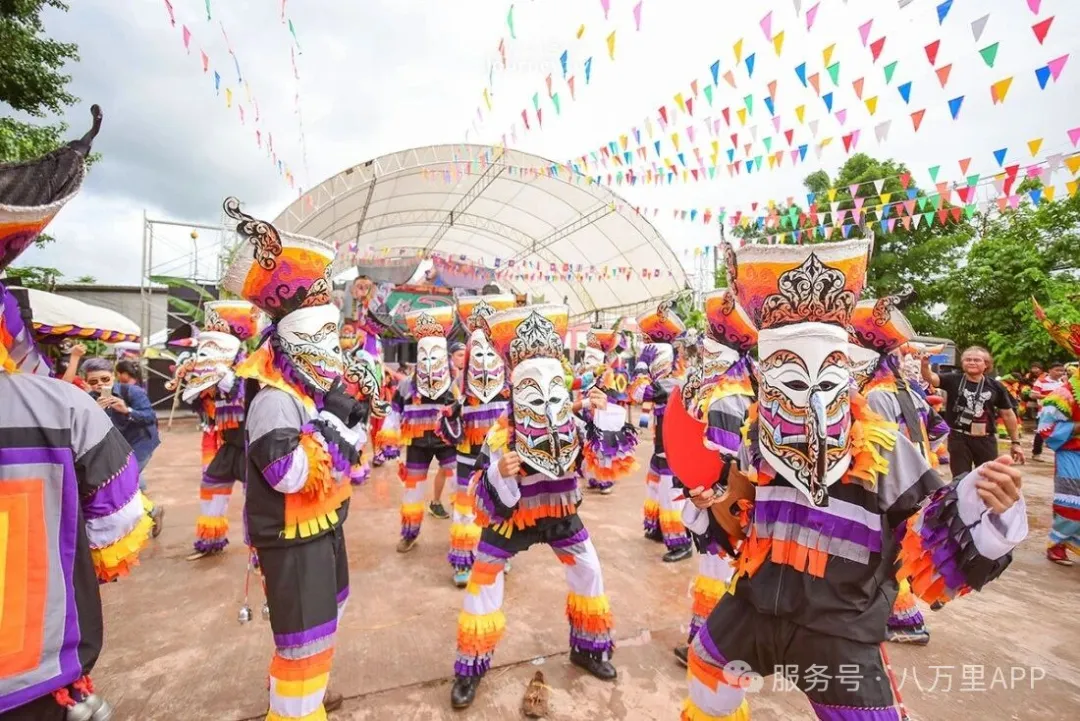 泰國,黎府,雷府鬼臉節,Phi Ta Khon,皮塔空鬼面具節