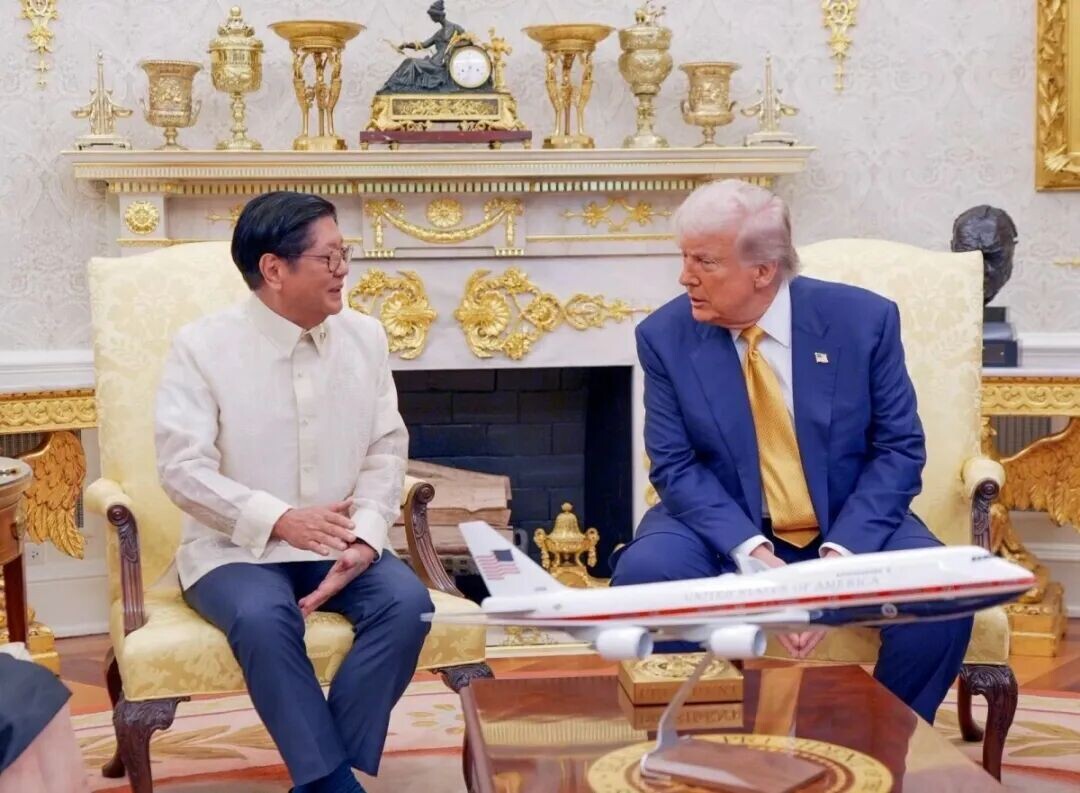 President Ferdinand R. Marcos Jr. meets US President Donald Trump at the White House during his official visit in Washington, D.C. (Photo courtesy of Malacañang)