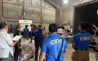 <p><strong>EVIDENCE DESTROYED.</strong> The Philippine National Police - Criminal Investigation and Detection Group destroys PHP14.5 million worth of confiscated illegal cigarettes during a coordinated multi-agency destruction operation in Amigos Recyclable Material Collection Services facility in Lipa City, Batangas on Thursday (July 16, 2026). CIDG chief Maj. Gen. Robert Morico II said the destruction of the evidence ensures that illegal products can no longer reenter the market, saving consumers from the health hazards linked to unregulated products<em>. (Photo courtesy of CIDG)</em></p>