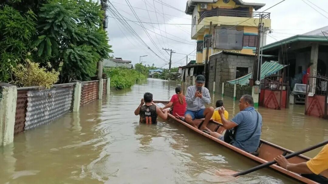 FLOOD swamps Dagupan City due to the enhanced 'habagat.' (Mayor Belen Fernandez FB)